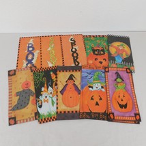 18 Halloween Treat Bags Paper Suzi Skoglund Scary Boo Spooky Pumpkin Ghost Cat - £7.81 GBP