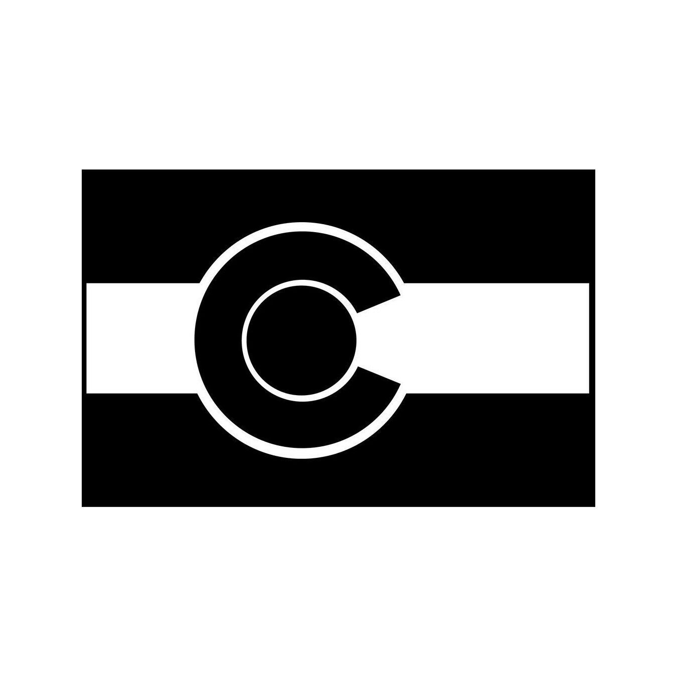 2x Colorado State Flag Vinyl Decal Sticker Different colors & size for Cars/Bike
