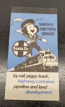 Vintage Santa Fe railroad scratch pad - £7.33 GBP
