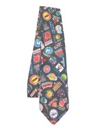 Vintage 1994 NBA Logos Basketball Surrey Wallywear Necktie Tie Made in USA - £19.21 GBP