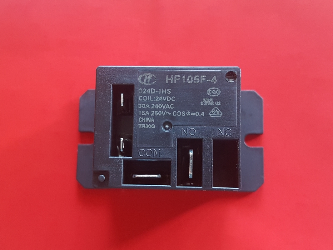HF105F-4, 024D-1HS, 24VDC Relay, HONGFA Brand New!