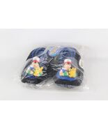 NOS Vintage 90s Pokemon Ash Ketchum House Slippers Shoes Black Youth Lar... - $103.46 CAD