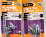 E-Z Ancor 40-lb 3/8-in x 1-1/4-in Drywall Anchors with Screws (4-Pack) L... - $8.00