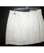 Womens New 10 NWT Ralph Lauren Active Skort Skirt White Shorts Pleated P... - £100.49 GBP