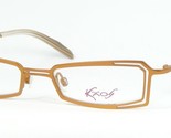 KAOS THIRTY EIGHT 38 1 ORANGE EYEGLASSES GLASSES METAL FRAME 49-19-135 G... - $1,582.13 MXN