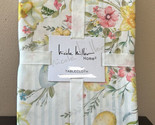 Nicole Miller Easter Tablecloth Bunny Eggs Floral New 60”x120” Spring St... - $44.99