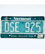  United States Vermont Green Mountain Passenger License Plate DSE 925 - £20.46 GBP