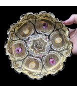 Serving Bowl Roses Heavy Gold Gilt Nippon Royal Kinran Antique Bone Chin... - £88.18 GBP