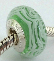 Authentic Chamilia Lace Collection Fern Murano Glass Bead Charm 2110-111... - $21.84