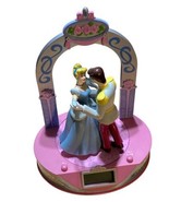Disney Cinderella Prince Charming Dancing Alarm Clock with Music - £23.34 GBP
