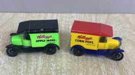 Lot of 2 Vintage 1:52 MB &#39;21 Ford Kellogg&#39;s Model T Delivery Trucks - $9.50