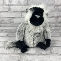 Webkinz Grey Langur Monkey Plush Stuffed Animal Toy No Code Ganz HM226 - $11.76