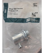Sigma ProConnex 3/4-in Zinc-plated Steel Set Screw Connector Conduit Fit... - $5.80