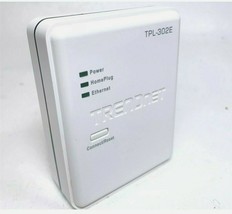 TRENDnet  Adapter, TPL-302E  White Bridge - 200 Mbps  Powerline Ethernet... - £6.86 GBP