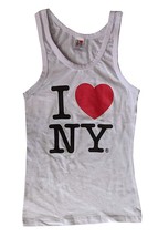 I Love NY Tank Top Ladies Heart Logo Womens New York City - $11.99