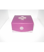 Purple Pink Bling Necklace Earring Gift Box With Pouch - £11.00 GBP