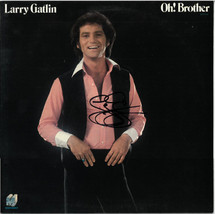 Larry Gatlin signed 1978 Oh! Brother Album Cover/LP/Vinyl Record- JSA #GG08511 - £39.93 GBP