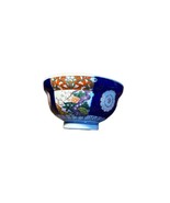 Japanese Ceramic White and Blue Bowl with Asian Design Rice Bowl Vintage - €6,93 EUR