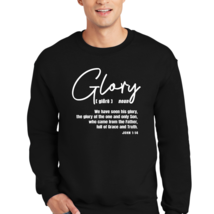 Adult Unisex Long Sleeve Sweatshirt, Glory Christian Inspiration - $29.00+