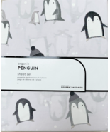 Pottery Barn Kids ORGANIC PENGUIN Sheet Set FULL NEW WITH TAGS  #D95 - $79.99