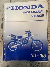 1981 1982 1983 Honda XR200R Dirt Bike  Shop Service Repair Manual 61KA202 - $77.99