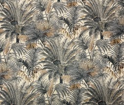 Tommy Bahama Monteverde Noche Brown Fern Palm MULTI-USE Fabric By Yard 54&quot;W - £12.78 GBP