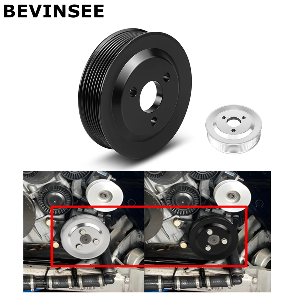 For BMW N54 E82 E90 E91 E93 Power Steering Pulley Heavy Duty Pulley For E88 135i - £50.54 GBP+