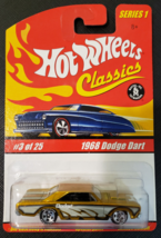 Hot Wheels Classics Series 1 1968 Dodge Dart Gold - £7.81 GBP