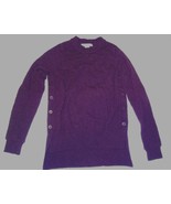 C &amp; C CALIFORNIA WOMEN MAUVE PURPLE SPECKLED PULLOVER WOOL BLEND SWEATER... - €8,59 EUR