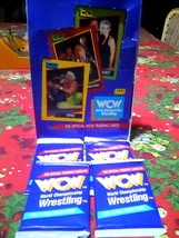 WCW World Championship Wrestling 1991 Impel Trading Cards FOUR Wax Packs NEW - £13.36 GBP
