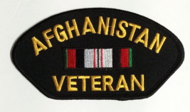 Afghanistan Veteran Enduring Freedom Vet Military USA Embroidered 5&quot;w Pa... - $7.99