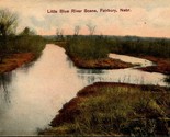 Little Blue River Scene Fairbury Nebaraska NE 1911 DB Postcard G P Weise... - $5.89