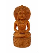 Sculpture Home Decor art Meditation Shiva statue Wooden Handmade Wooden ... - $1,386.17 MXN