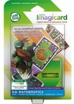 NEW LeapFrog Imagicard Teenage Mutant Ninja Turtles MATH Learning Game L... - $9.85