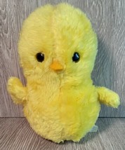 Animal Fair Plush Yellow Stuffed Rattle 6&quot; Vtg 1979 Baby Chick Chicken - $34.43