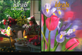 Lot of 2 Vintage Ideals Magazines, Mothers Day &amp; Easter ,Nostalgia Free ship - £15.53 GBP