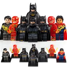 8pcs Superhero The Flash Batman Supergirl General Zod Minifigures Set - £14.95 GBP