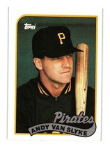 1989 Topps #350 Andy Van Slyke Pittsburgh Pirates - £3.12 GBP