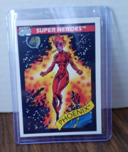 1990 Marvel Super Heroes Trading Card Impel Phoenix #11 - £1.54 GBP
