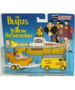 Beatles Yellow Submarine &amp; Rally Van Custom Hot Wheels Team Transport  w... - $3,218.21 MXN