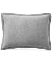 Hotel Collection Linen Bedding Pillow Sham,Grey,King - £47.21 GBP