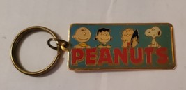 Vintage Peanuts Snoopy metal key chain Charlie Brown Lucy Linus - Never ... - $18.99