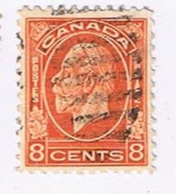 Stamps Canada #200 8c Orange King George V Medallion Used - $0.67