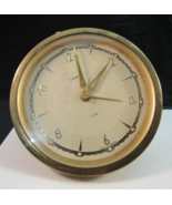 MADE IN GERMANY alarm clock brass ORBROS 1950&#39;s MID CENTURY MODERN starb... - £21.31 GBP