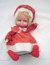  Musical Revolving Mrs Claus Doll Christmas Plays Jingle Bells MCM 1960&#39;s - £16.01 GBP