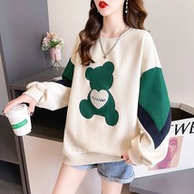 Women&#39;s Thin Oversized Sweatshirts Casual O-neck Loose Pullover Harajuku Girls C - £77.93 GBP