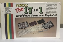 New Scroll 17 In 1 Board Game On A Single Roll 17 Games Total - $9.49