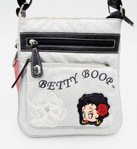 Betty Boop Silver Crossbody Shoulder Adjustable Strap Bag 2011 Kings Syndicate - £19.65 GBP