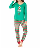 Matching Family Pajamas  Womens Crushed It Stripe Pajama Set, Size XS - $45.53 CAD