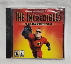 Disney Pixar The Incredibles PC-CD Rom Print Studio Disc NEW - £7.84 GBP